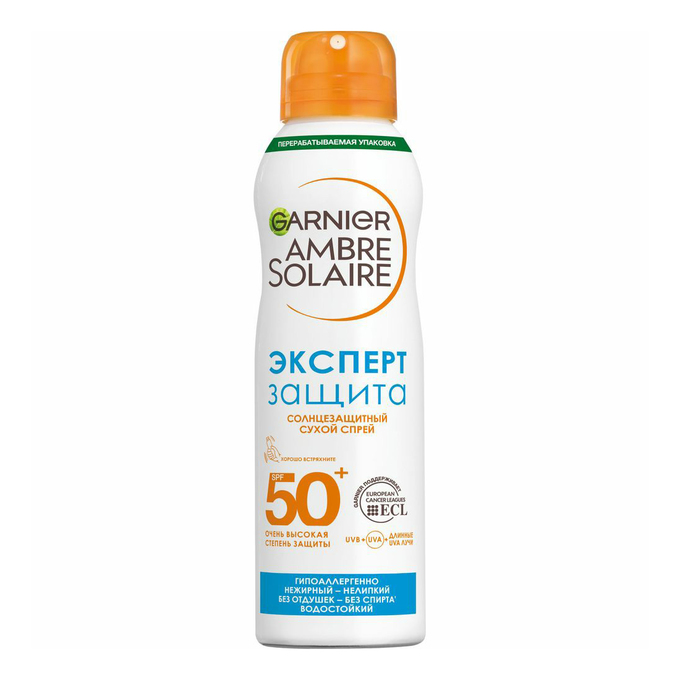 Garnier Солнцезащитный сухой спрей SPF 50+