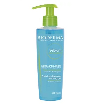 Bioderma sebium foaming gel очищающий гель-мусс 200ml